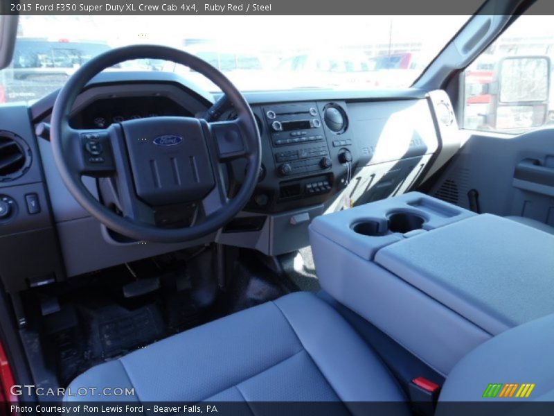 Ruby Red / Steel 2015 Ford F350 Super Duty XL Crew Cab 4x4