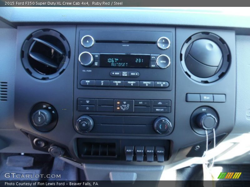 Ruby Red / Steel 2015 Ford F350 Super Duty XL Crew Cab 4x4