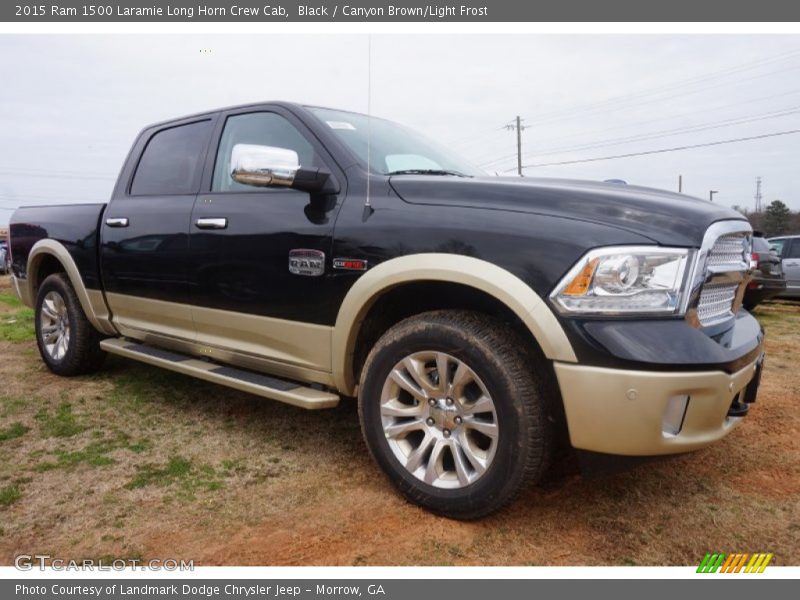 Front 3/4 View of 2015 1500 Laramie Long Horn Crew Cab