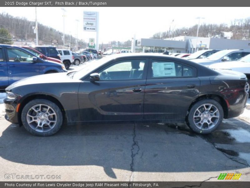 Pitch Black / Black/Tungsten 2015 Dodge Charger SXT