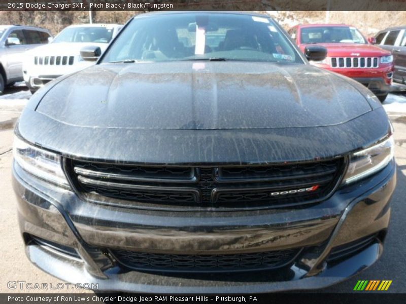 Pitch Black / Black/Tungsten 2015 Dodge Charger SXT