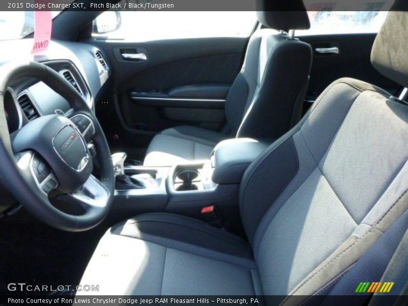 Pitch Black / Black/Tungsten 2015 Dodge Charger SXT
