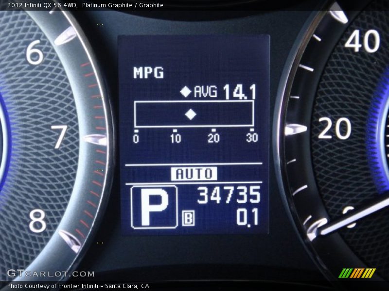 Platinum Graphite / Graphite 2012 Infiniti QX 56 4WD