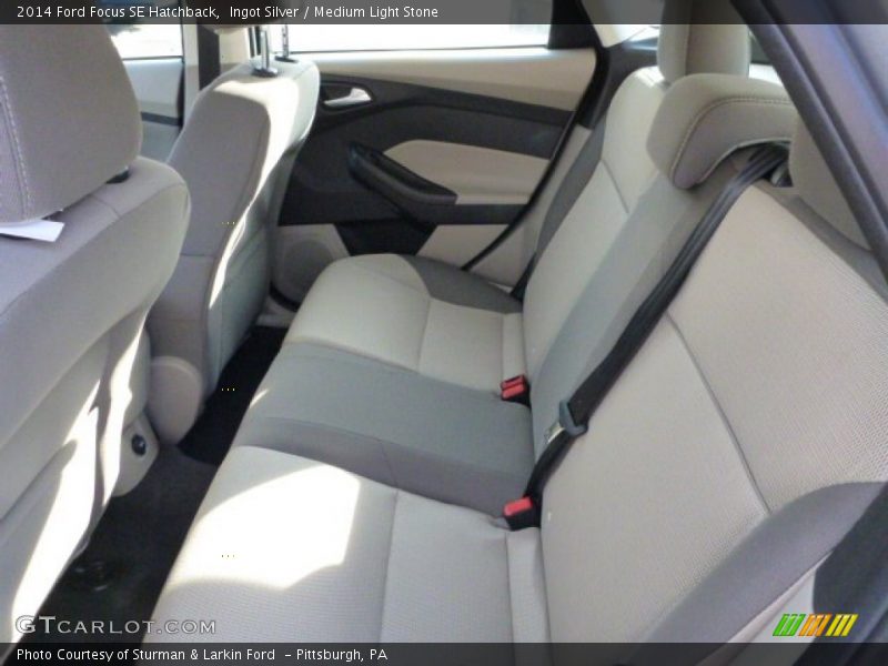 Ingot Silver / Medium Light Stone 2014 Ford Focus SE Hatchback