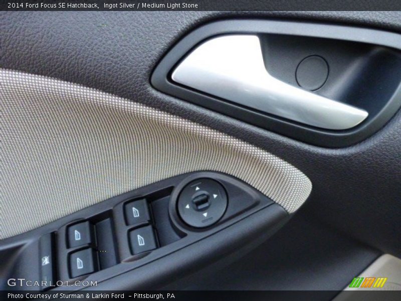 Ingot Silver / Medium Light Stone 2014 Ford Focus SE Hatchback