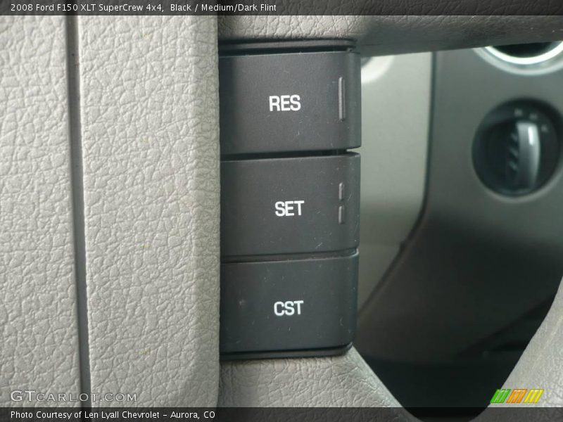 Black / Medium/Dark Flint 2008 Ford F150 XLT SuperCrew 4x4