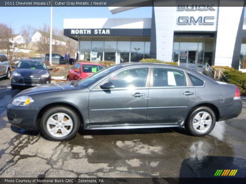 Cyber Gray Metallic / Neutral 2011 Chevrolet Impala LT