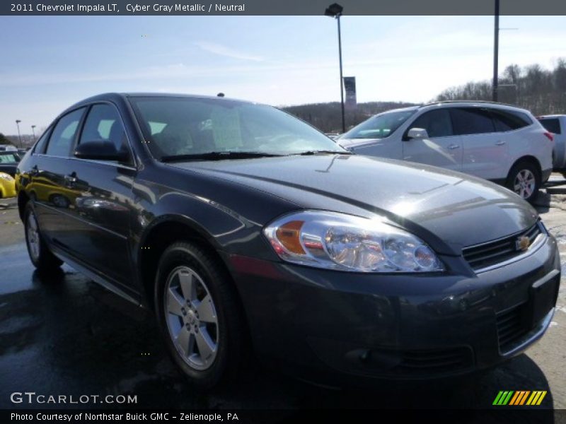 Cyber Gray Metallic / Neutral 2011 Chevrolet Impala LT