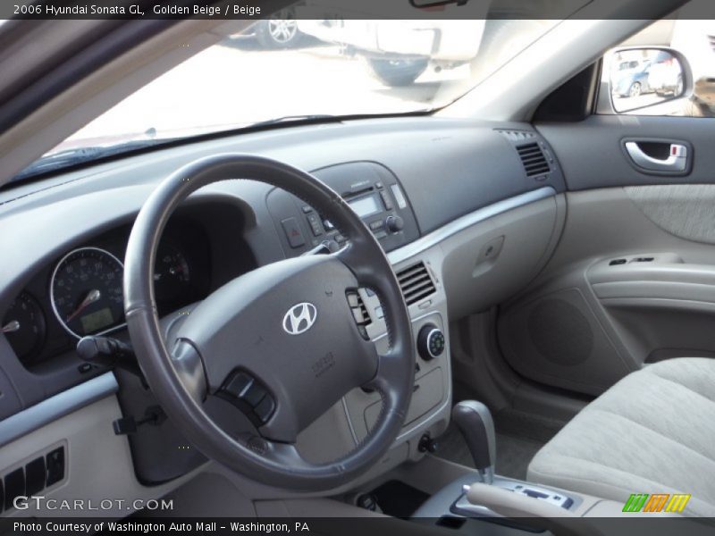 Golden Beige / Beige 2006 Hyundai Sonata GL