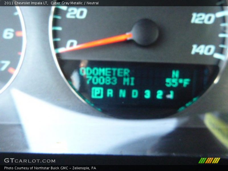 Cyber Gray Metallic / Neutral 2011 Chevrolet Impala LT