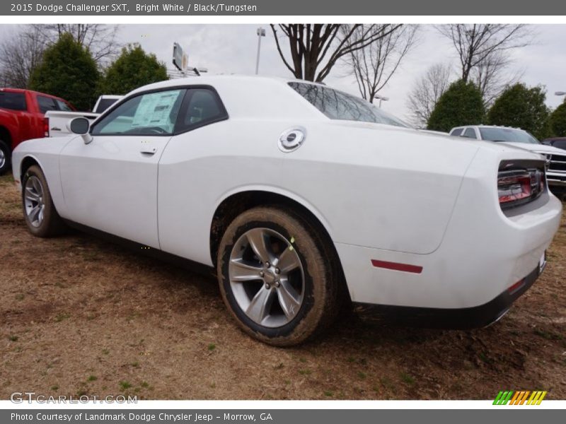 Bright White / Black/Tungsten 2015 Dodge Challenger SXT
