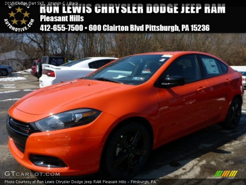 Vitamin C / Black 2015 Dodge Dart SXT