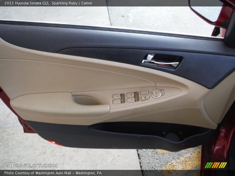 Sparkling Ruby / Camel 2013 Hyundai Sonata GLS