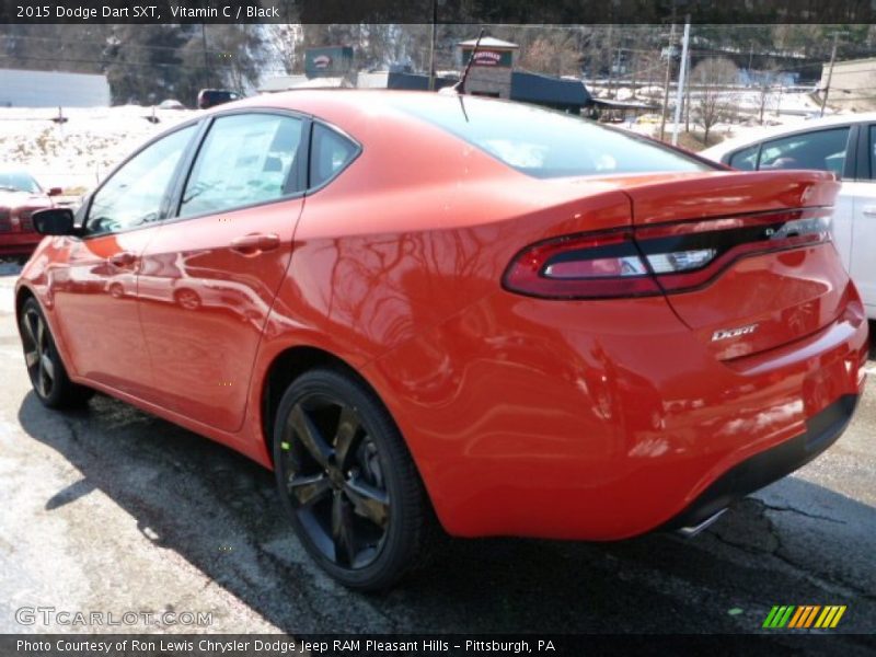 Vitamin C / Black 2015 Dodge Dart SXT