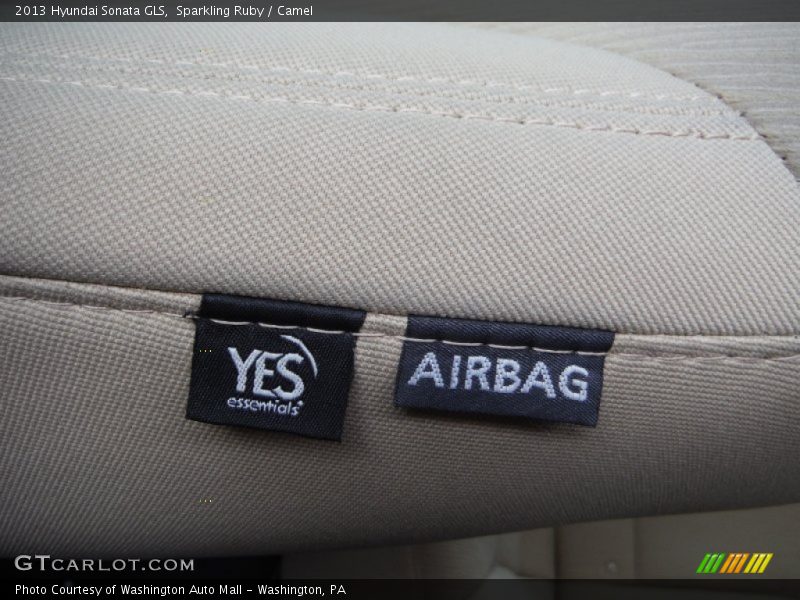 Sparkling Ruby / Camel 2013 Hyundai Sonata GLS