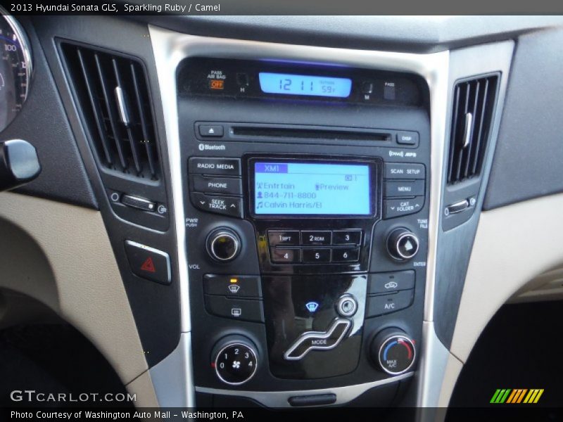 Sparkling Ruby / Camel 2013 Hyundai Sonata GLS