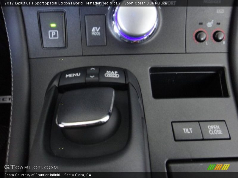 Matador Red Mica / F Sport Ocean Blue Nuluxe 2012 Lexus CT F Sport Special Edition Hybrid