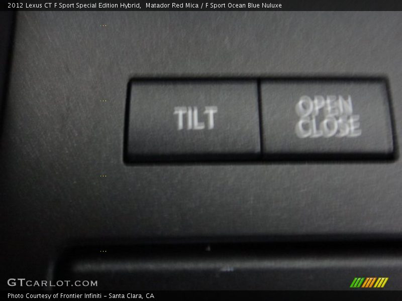 Matador Red Mica / F Sport Ocean Blue Nuluxe 2012 Lexus CT F Sport Special Edition Hybrid