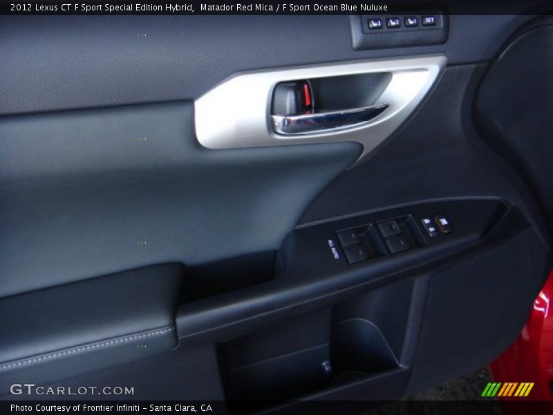 Matador Red Mica / F Sport Ocean Blue Nuluxe 2012 Lexus CT F Sport Special Edition Hybrid