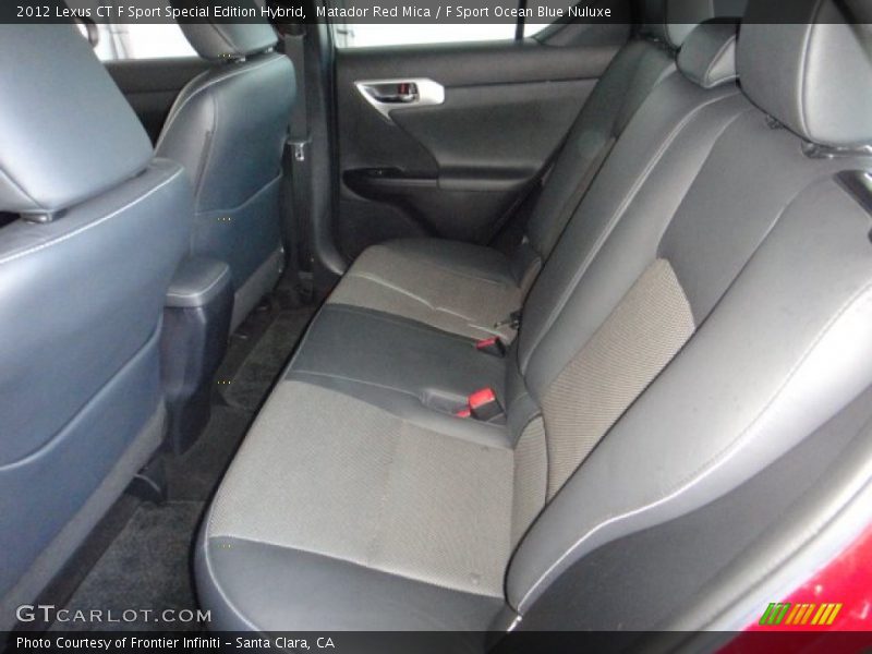 Matador Red Mica / F Sport Ocean Blue Nuluxe 2012 Lexus CT F Sport Special Edition Hybrid
