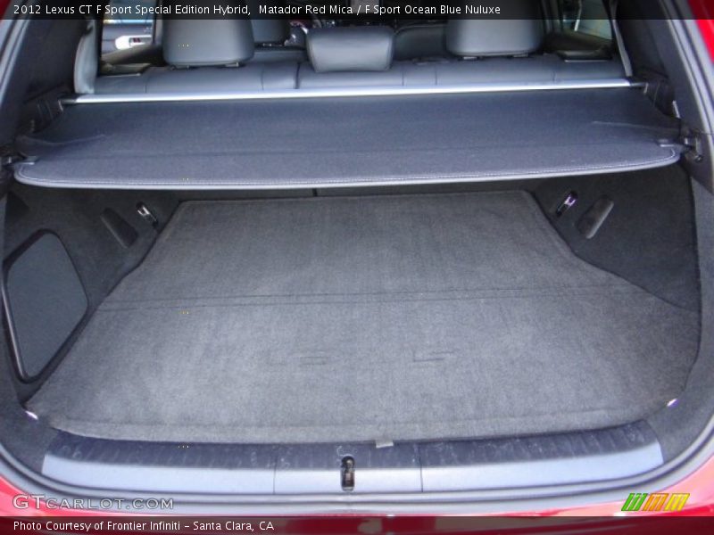 Matador Red Mica / F Sport Ocean Blue Nuluxe 2012 Lexus CT F Sport Special Edition Hybrid