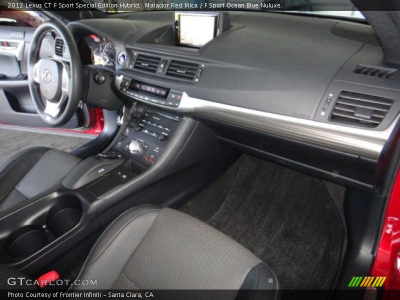 Matador Red Mica / F Sport Ocean Blue Nuluxe 2012 Lexus CT F Sport Special Edition Hybrid