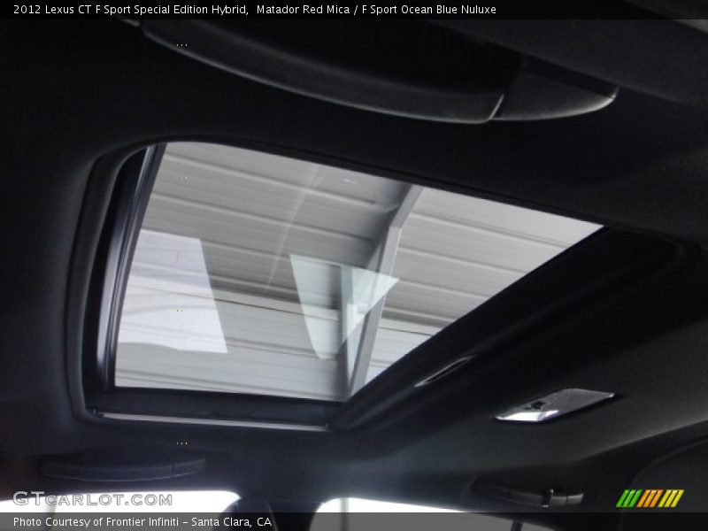 Matador Red Mica / F Sport Ocean Blue Nuluxe 2012 Lexus CT F Sport Special Edition Hybrid