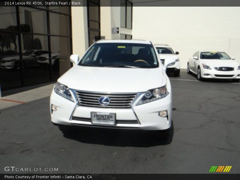 Starfire Pearl / Black 2014 Lexus RX 450h