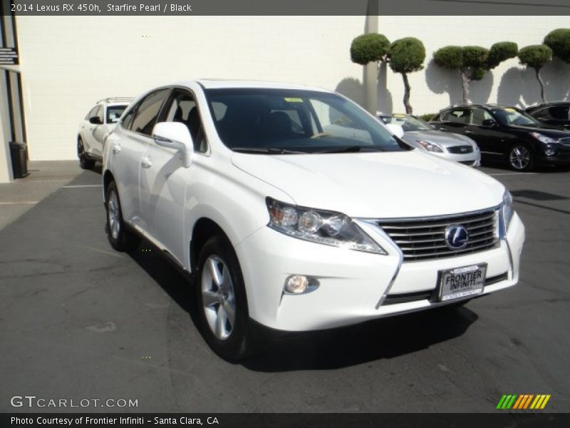 Starfire Pearl / Black 2014 Lexus RX 450h