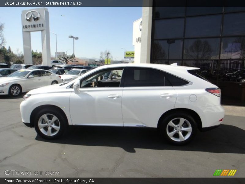Starfire Pearl / Black 2014 Lexus RX 450h