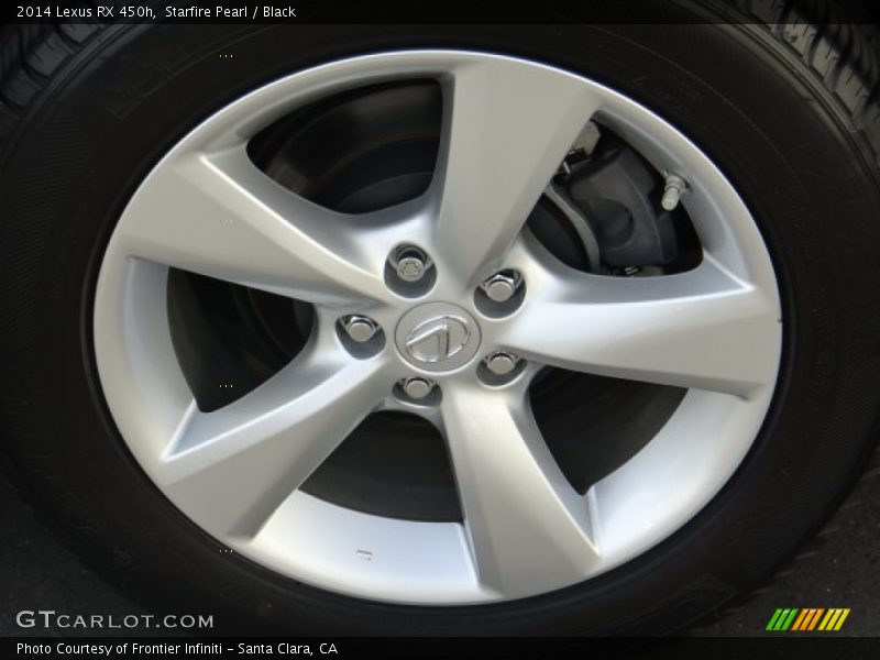Starfire Pearl / Black 2014 Lexus RX 450h