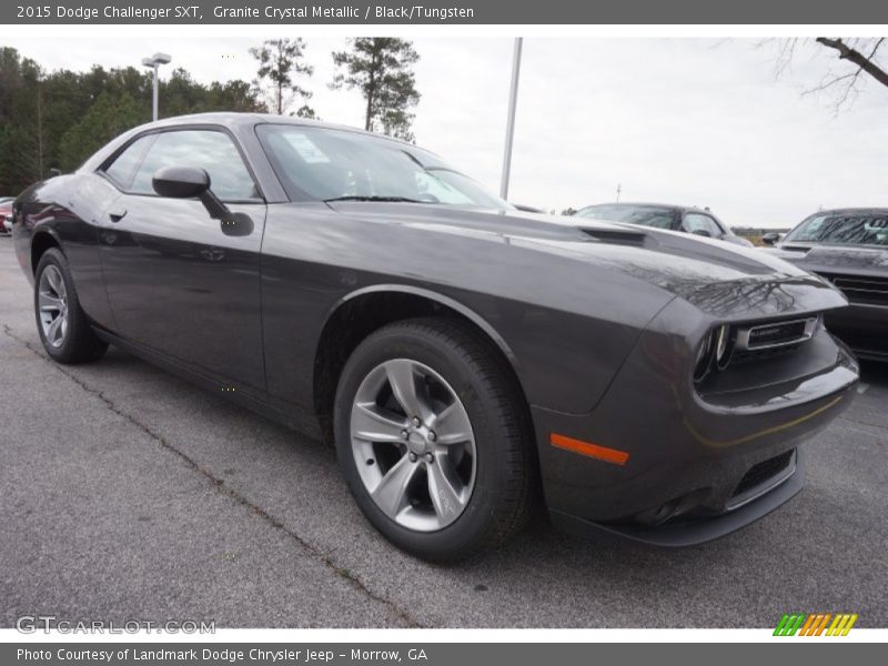 Granite Crystal Metallic / Black/Tungsten 2015 Dodge Challenger SXT