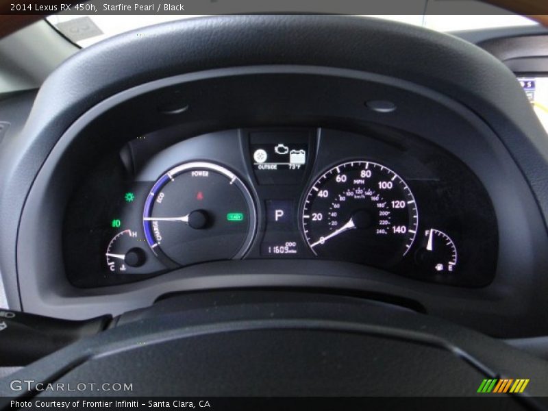 Starfire Pearl / Black 2014 Lexus RX 450h
