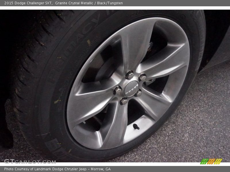 Granite Crystal Metallic / Black/Tungsten 2015 Dodge Challenger SXT