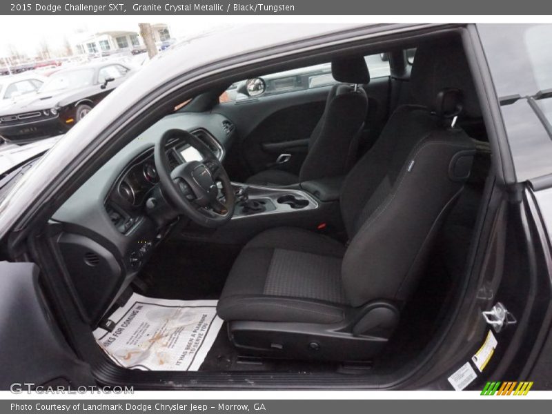 Granite Crystal Metallic / Black/Tungsten 2015 Dodge Challenger SXT