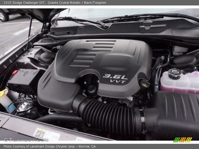 Granite Crystal Metallic / Black/Tungsten 2015 Dodge Challenger SXT