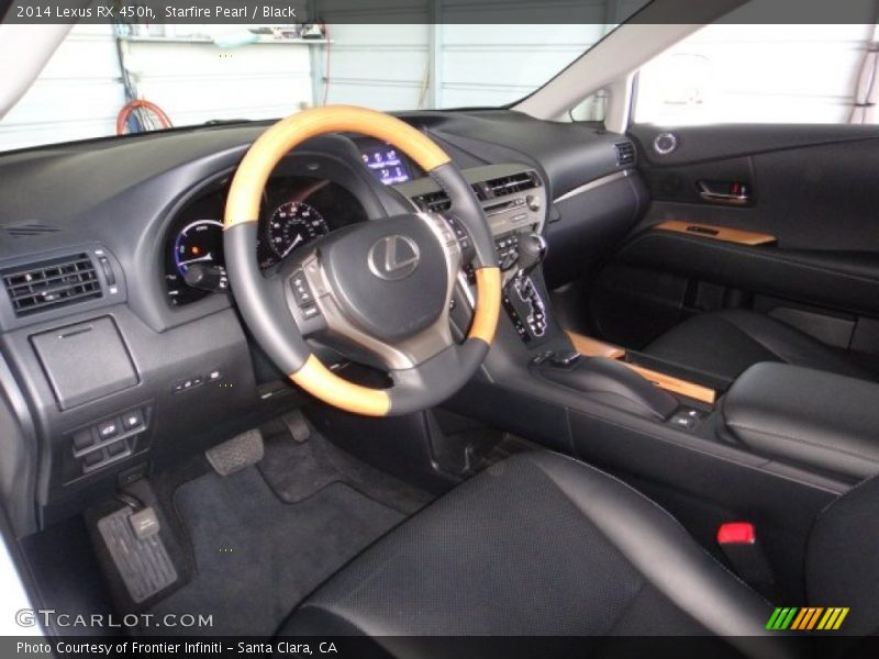 Starfire Pearl / Black 2014 Lexus RX 450h
