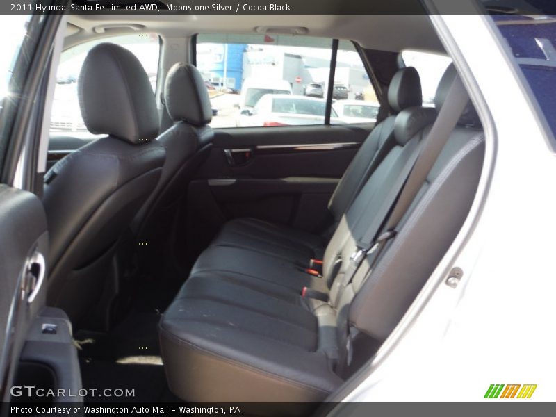 Moonstone Silver / Cocoa Black 2011 Hyundai Santa Fe Limited AWD