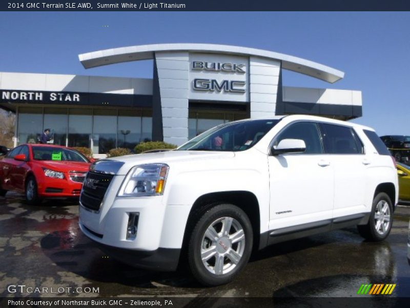 Summit White / Light Titanium 2014 GMC Terrain SLE AWD