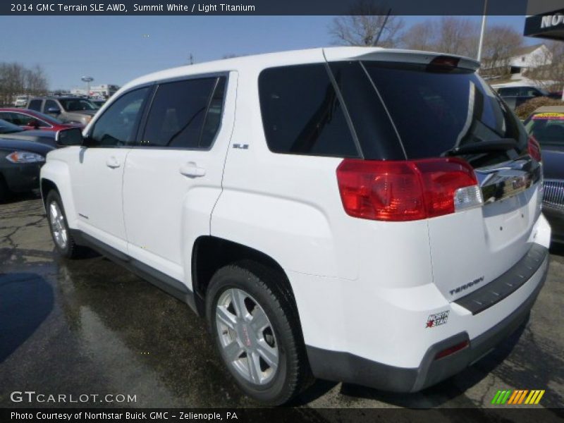 Summit White / Light Titanium 2014 GMC Terrain SLE AWD