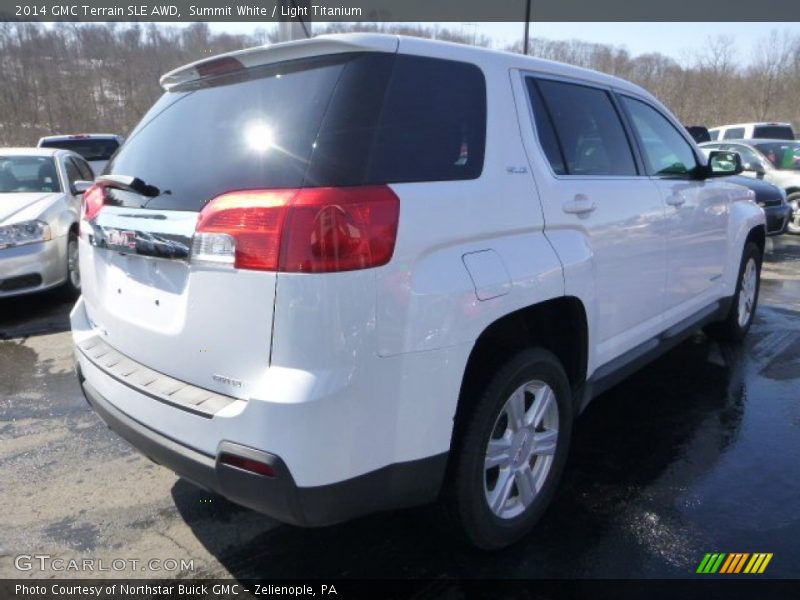 Summit White / Light Titanium 2014 GMC Terrain SLE AWD