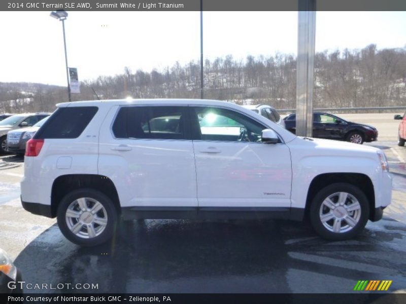 Summit White / Light Titanium 2014 GMC Terrain SLE AWD