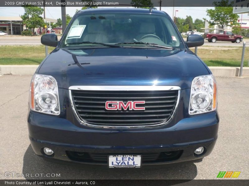 Deep Blue Metallic / Light Titanium 2009 GMC Yukon SLT 4x4