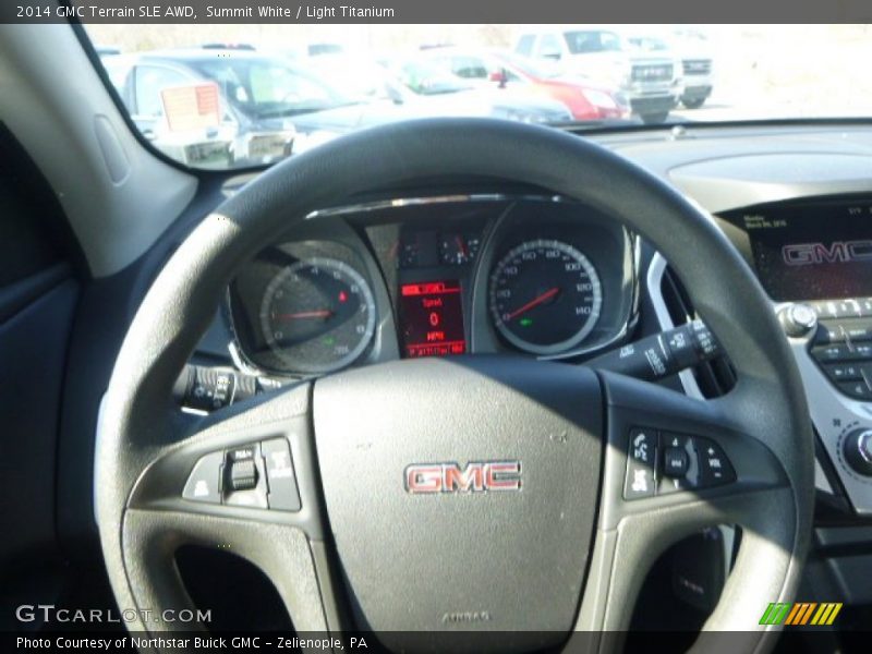 Summit White / Light Titanium 2014 GMC Terrain SLE AWD