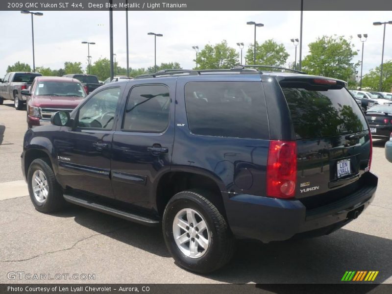 Deep Blue Metallic / Light Titanium 2009 GMC Yukon SLT 4x4