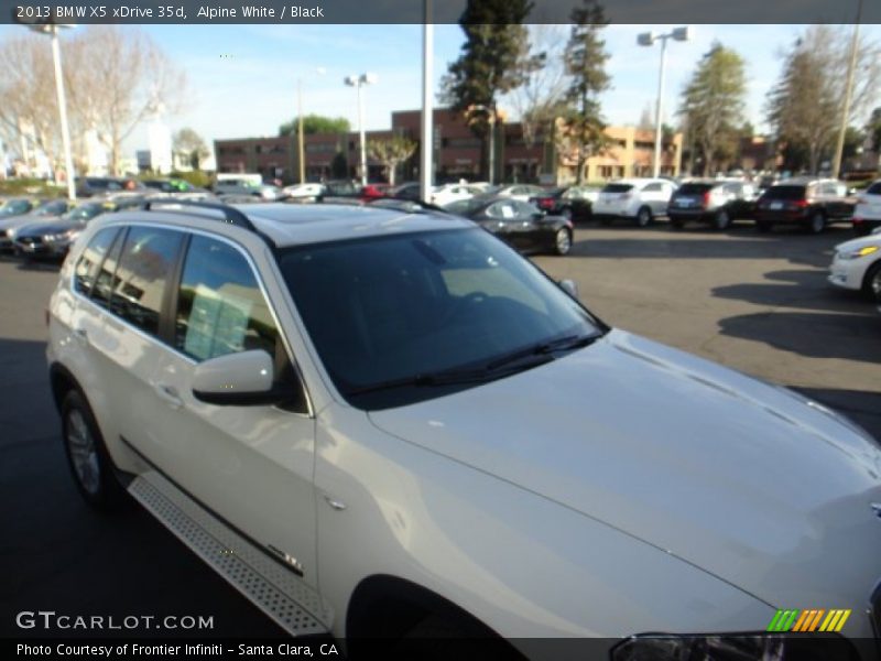 Alpine White / Black 2013 BMW X5 xDrive 35d