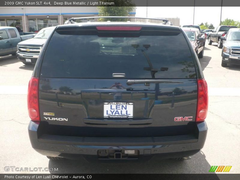 Deep Blue Metallic / Light Titanium 2009 GMC Yukon SLT 4x4