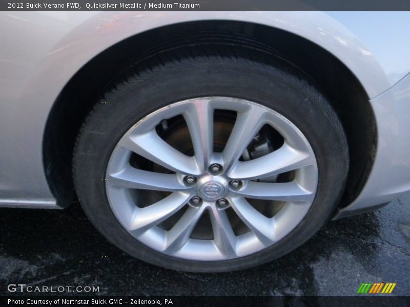 Quicksilver Metallic / Medium Titanium 2012 Buick Verano FWD