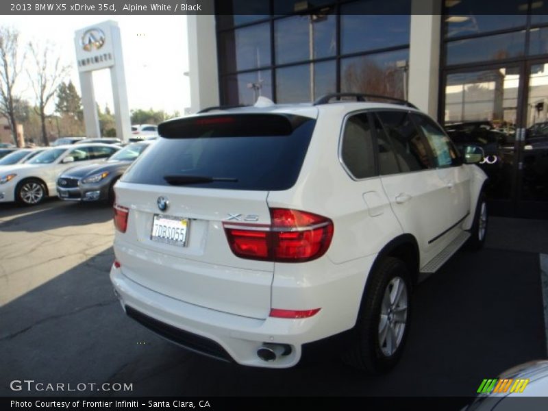 Alpine White / Black 2013 BMW X5 xDrive 35d