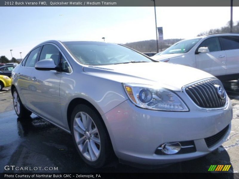 Quicksilver Metallic / Medium Titanium 2012 Buick Verano FWD